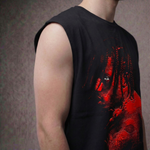 Rager's Aura – Cactus Jack Red Portrait Oversized Tank