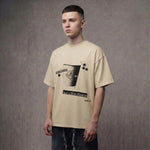 SARCASM, CAFFEINE & A LITTLE DELUSION – Oversized T-Shirt