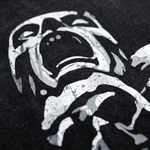The Silent Scream -Anime Acid Wash Oversized Tank