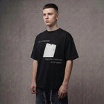 LOVE IS TEMPORARY, SNAPCHAT STAYS – Oversized T-Shirt