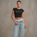 SORRY IF I LOOKED INTERESTED - Crop Top