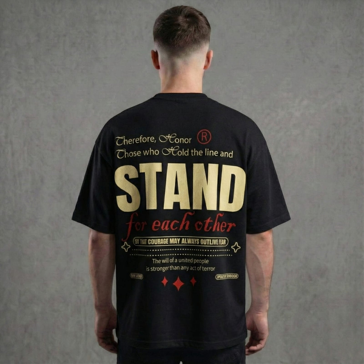 STAND – For Each Other Tribute Oversized T-Shirt