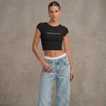 I CAN'TTEXT ALL DAY - Crop Top