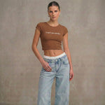 I CAN'TTEXT ALL DAY - Crop Top