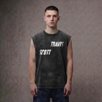 Crown of Thorns - Travis Scott Acid Washed Oversized Tank