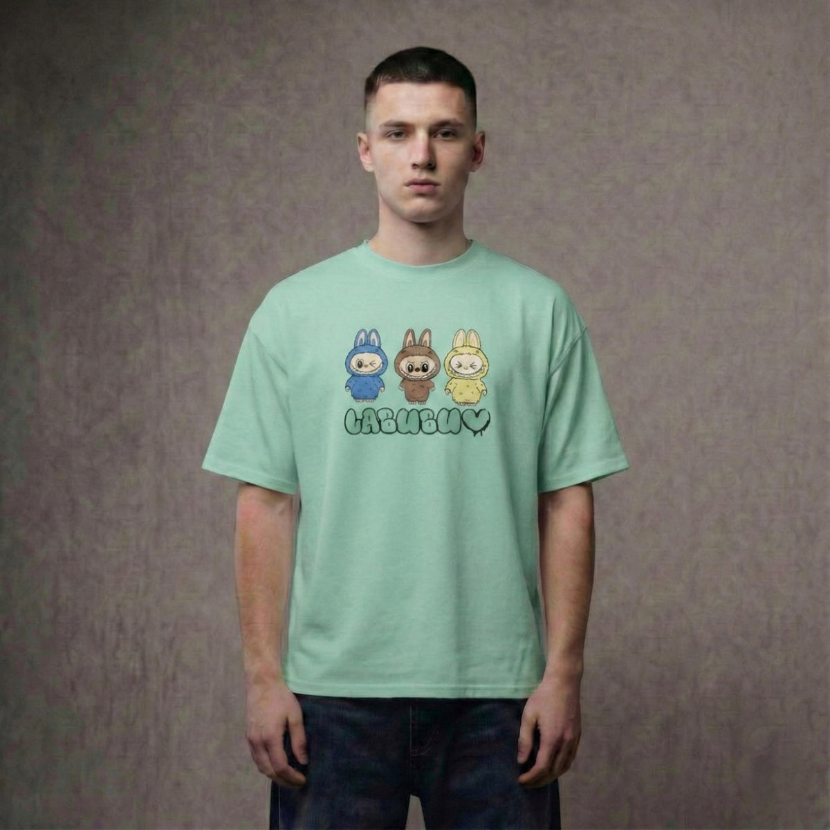 TROUBLE PACK LABUBU – Oversized T-Shirt