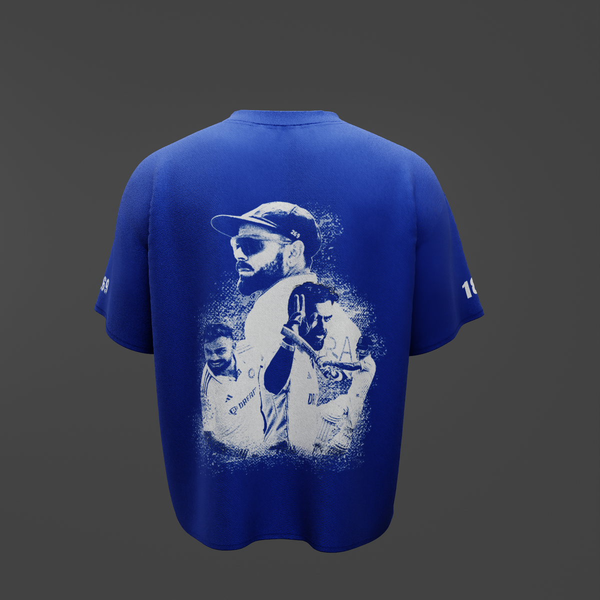 King Kohli – Test Cricket Legacy Oversized T-Shirt