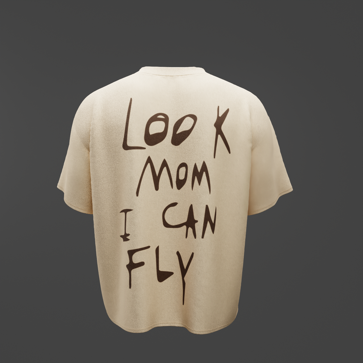 Look Mom I Can Fly Oversized Tee