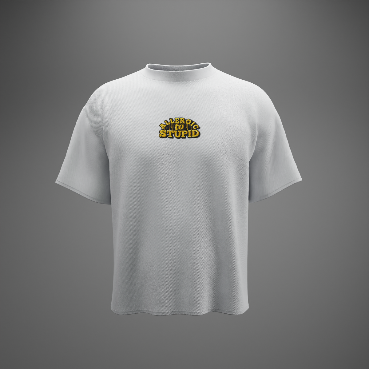 ALLERGIC TO STUPID – Oversized T-Shirt
