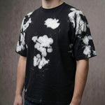 HOLD ME– Blast Wash Oversized Puff Print T-Shirt