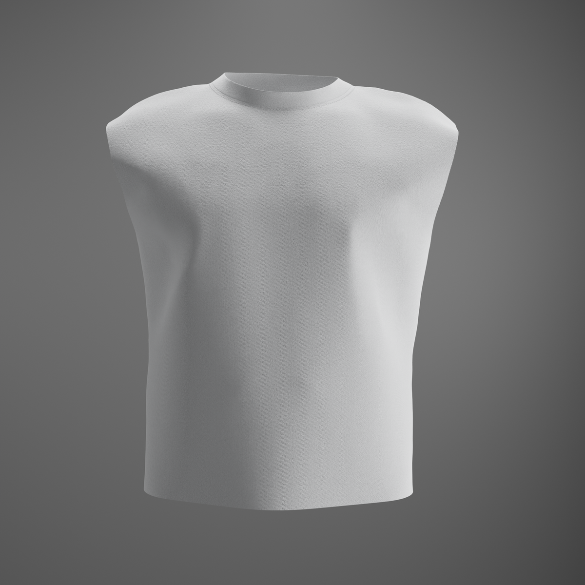 Clean White – Oversized Tank