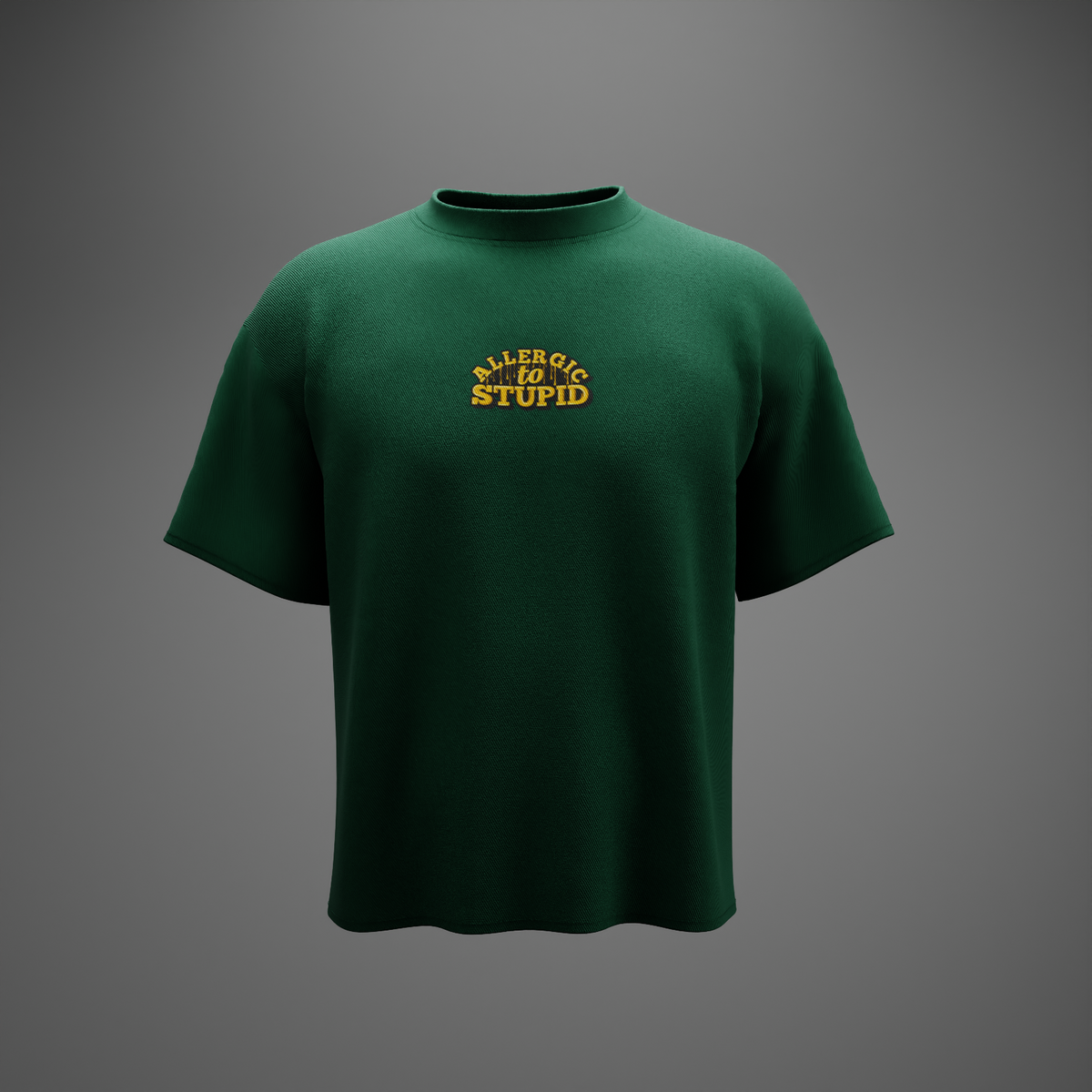 ALLERGIC TO STUPID – Oversized T-Shirt