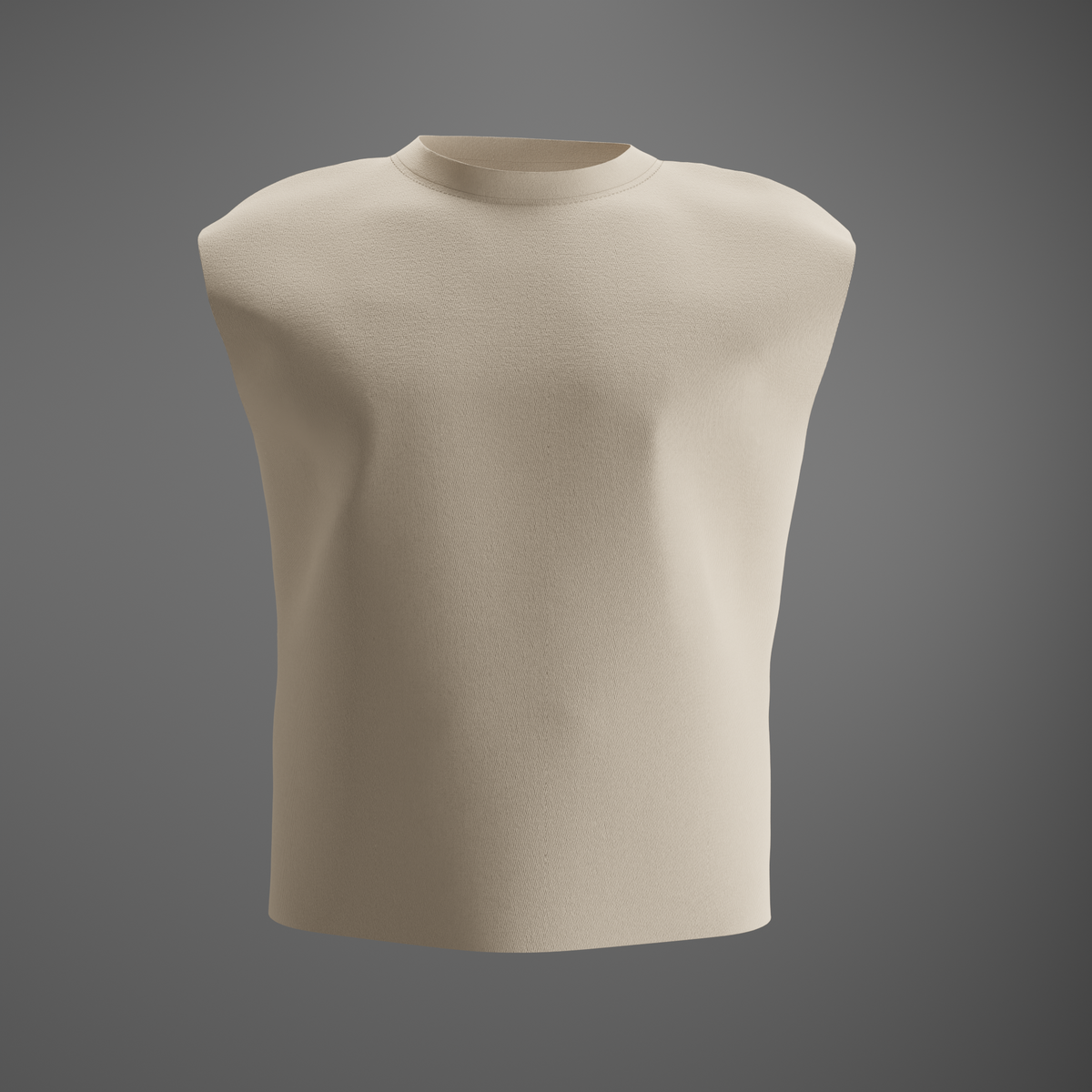 Soft Cream – Oversized Tank