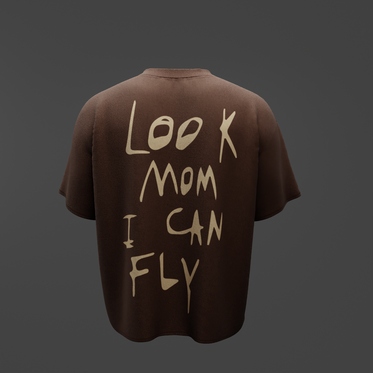 Look Mom I Can Fly Oversized Tee
