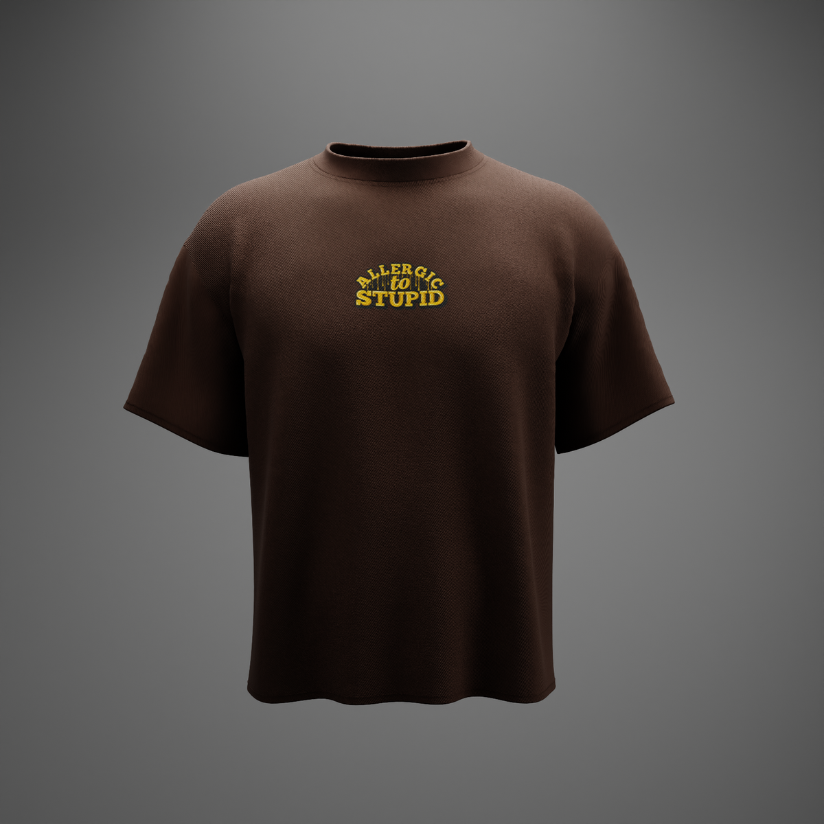 ALLERGIC TO STUPID – Oversized T-Shirt