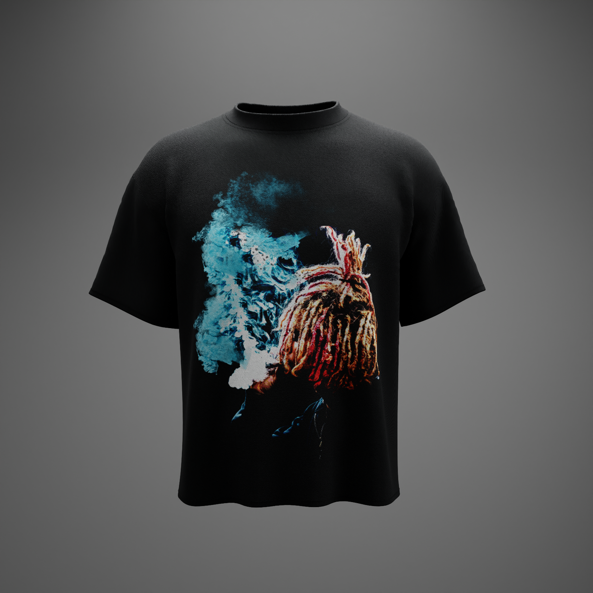 Blowin’ Smoke – Lil Pump Aura Oversized T-Shirt