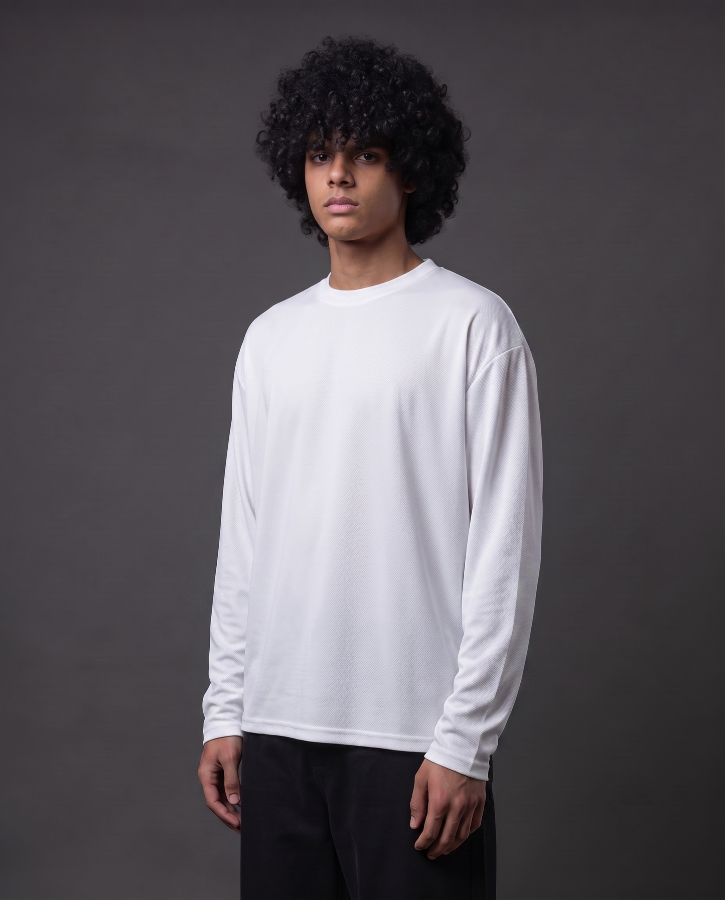 Raw & Rare Essential Full Sleeve T-Shirt – White
