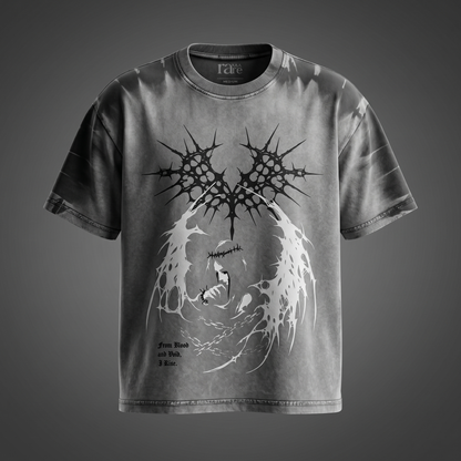 WAILING WOMAN - Ombre Wash Anime T-Shirt