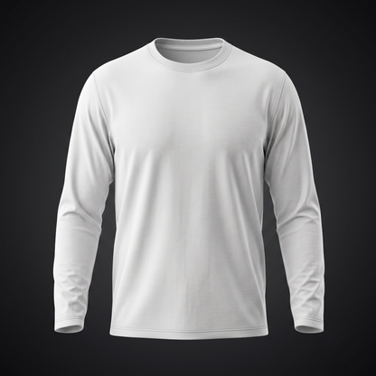 Raw & Rare Essential Full Sleeve T-Shirt – White