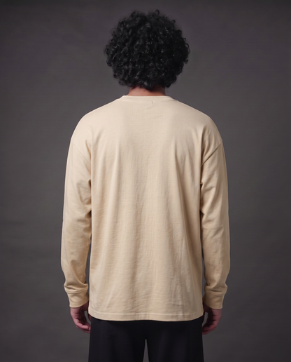 Raw & Rare Essential Full Sleeve T-Shirt – Sand