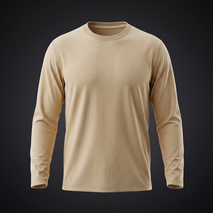 Raw & Rare Essential Full Sleeve T-Shirt – Sand