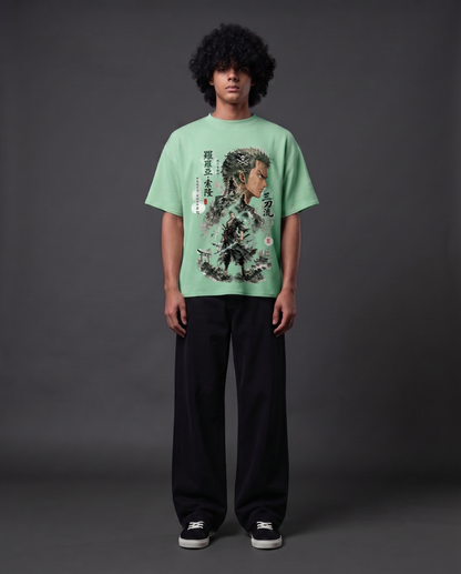 Roronoa Zoro – Three Sword Style Oversized Anime T-Shirt