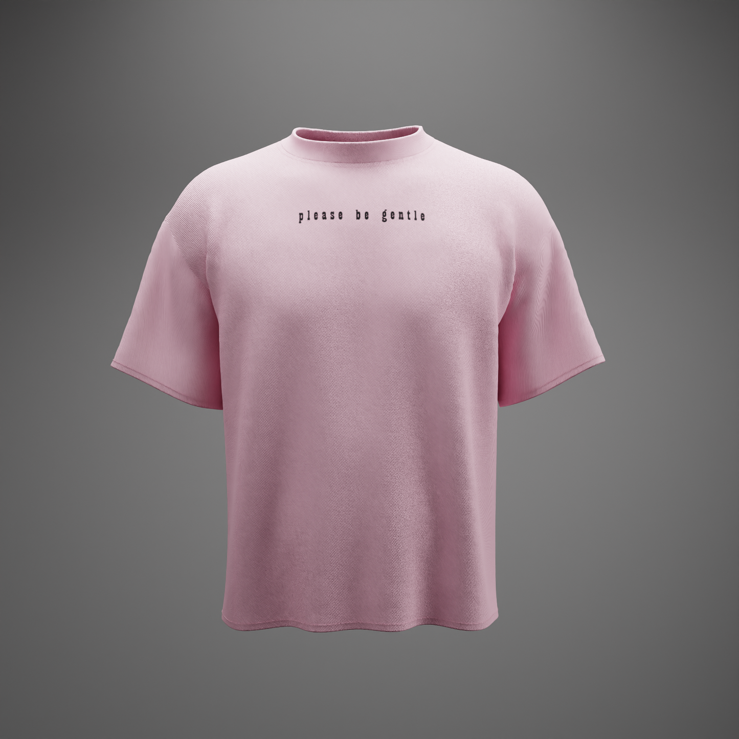 PLEASE BE GENTLE : The VIRGIN Tee – Oversized T-Shirt