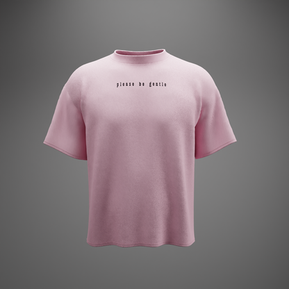 PLEASE BE GENTLE : The VIRGIN Tee – Oversized T-Shirt