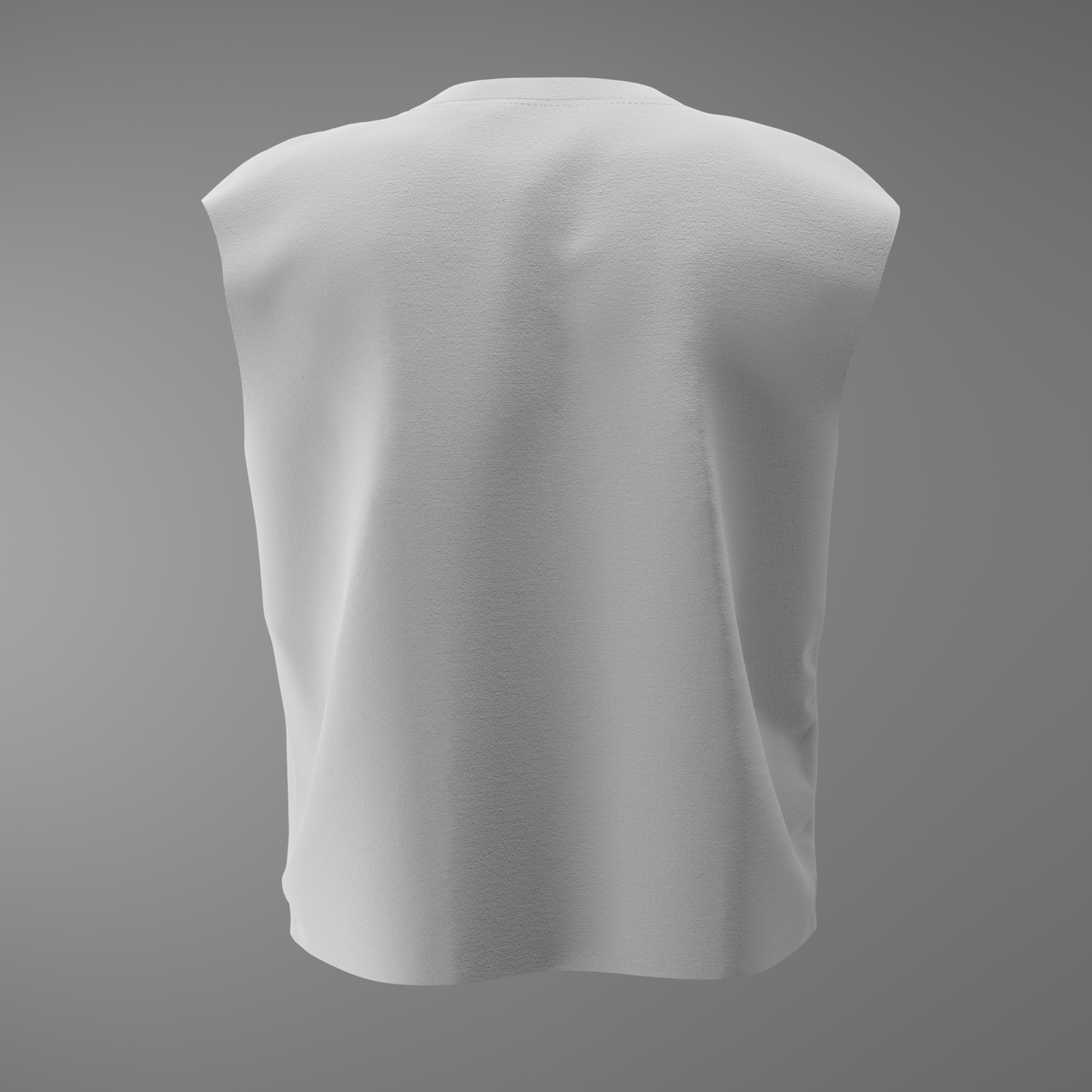 Clean White – Oversized Tank
