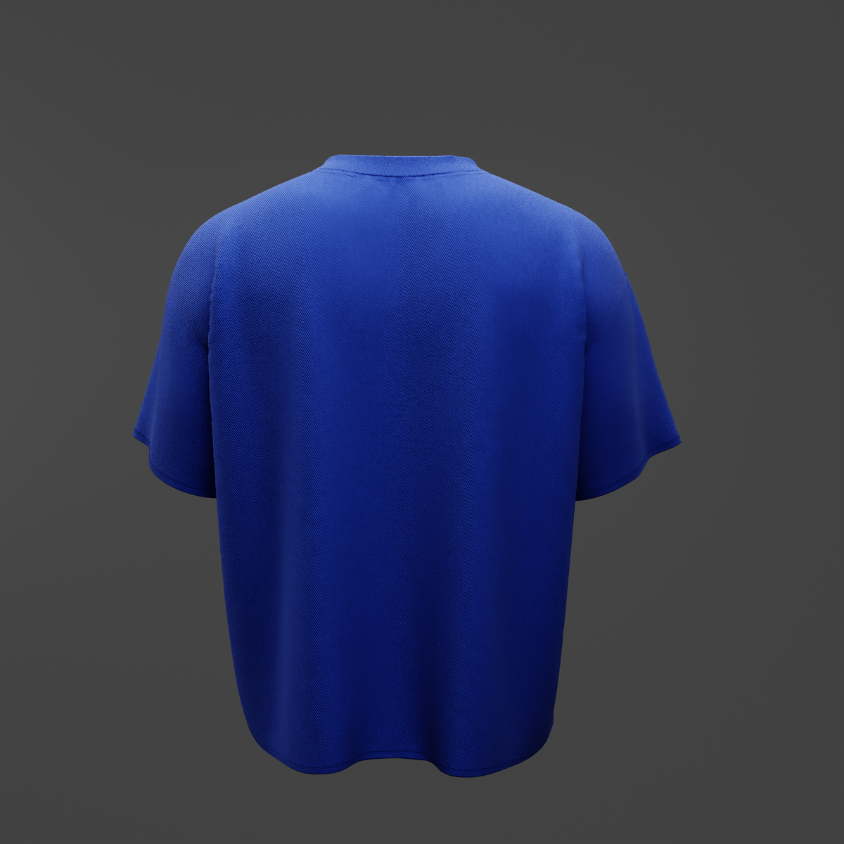 Deep Blue Oversized T-Shirt