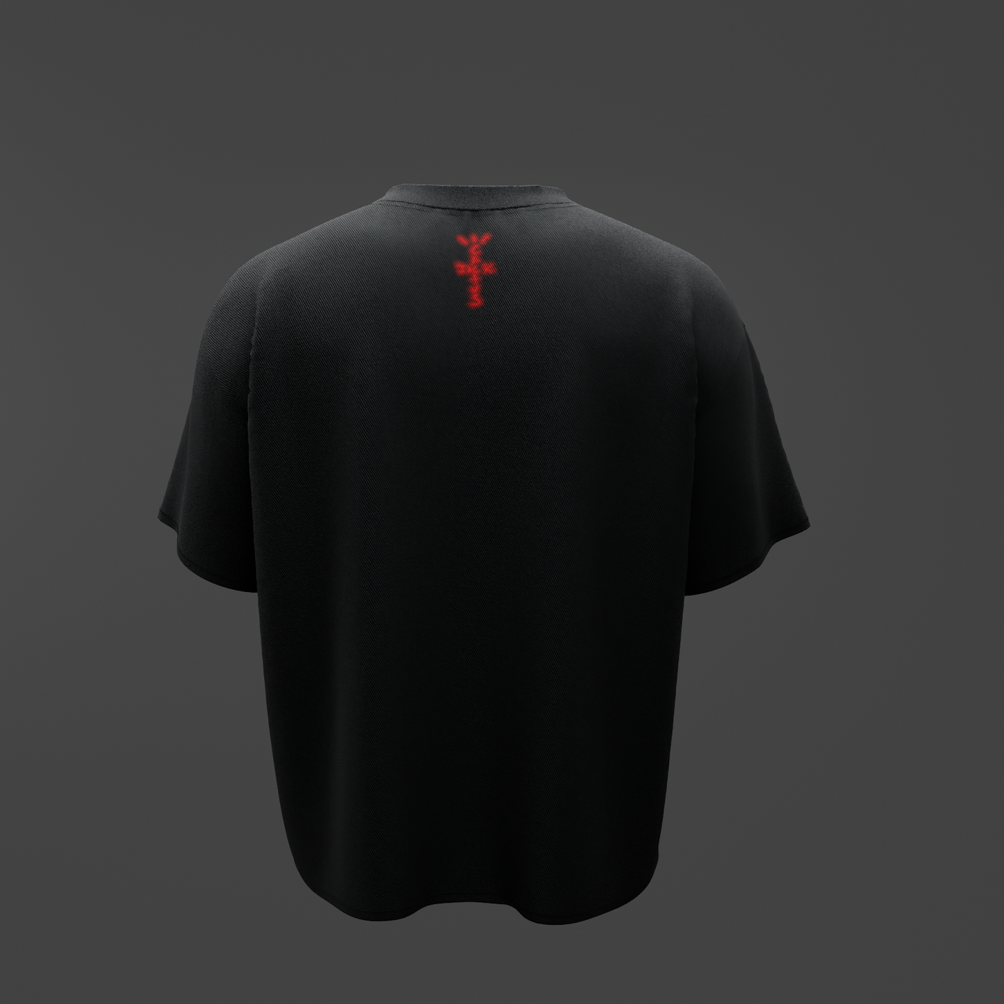Rager's Aura – Cactus Jack Red Portrait Oversized T-Shirt
