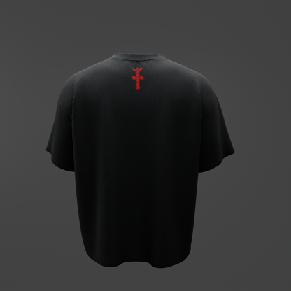 Rager's Aura – Cactus Jack Red Portrait Oversized T-Shirt