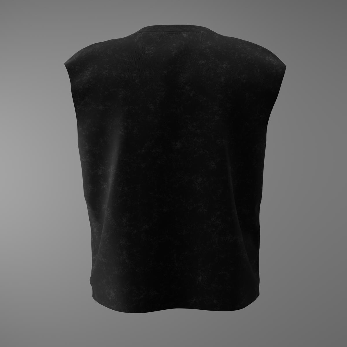 Black Acid Wash – Oversized Tank