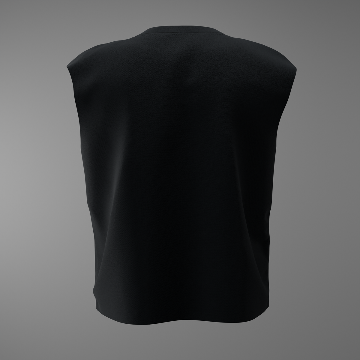 Jet Black – Oversized Tank