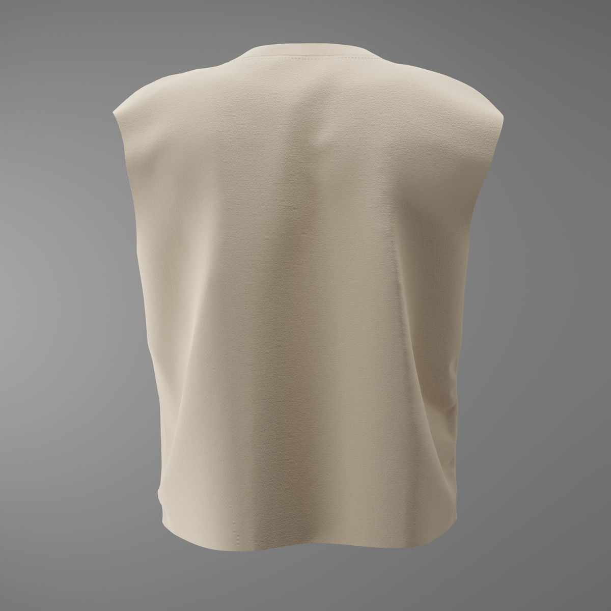 Soft Cream – Oversized Tank