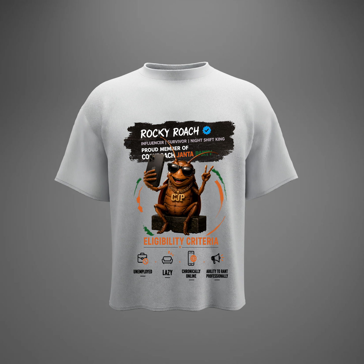 Rocky Roach CJP - Oversized T-Shirt