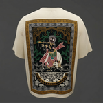"Gopala Leela" The Eternal Melody of the Divine Cowherd Oversized T-shirt