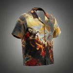 IMPERIUM - Baroque Art Cuban Collar Shirt