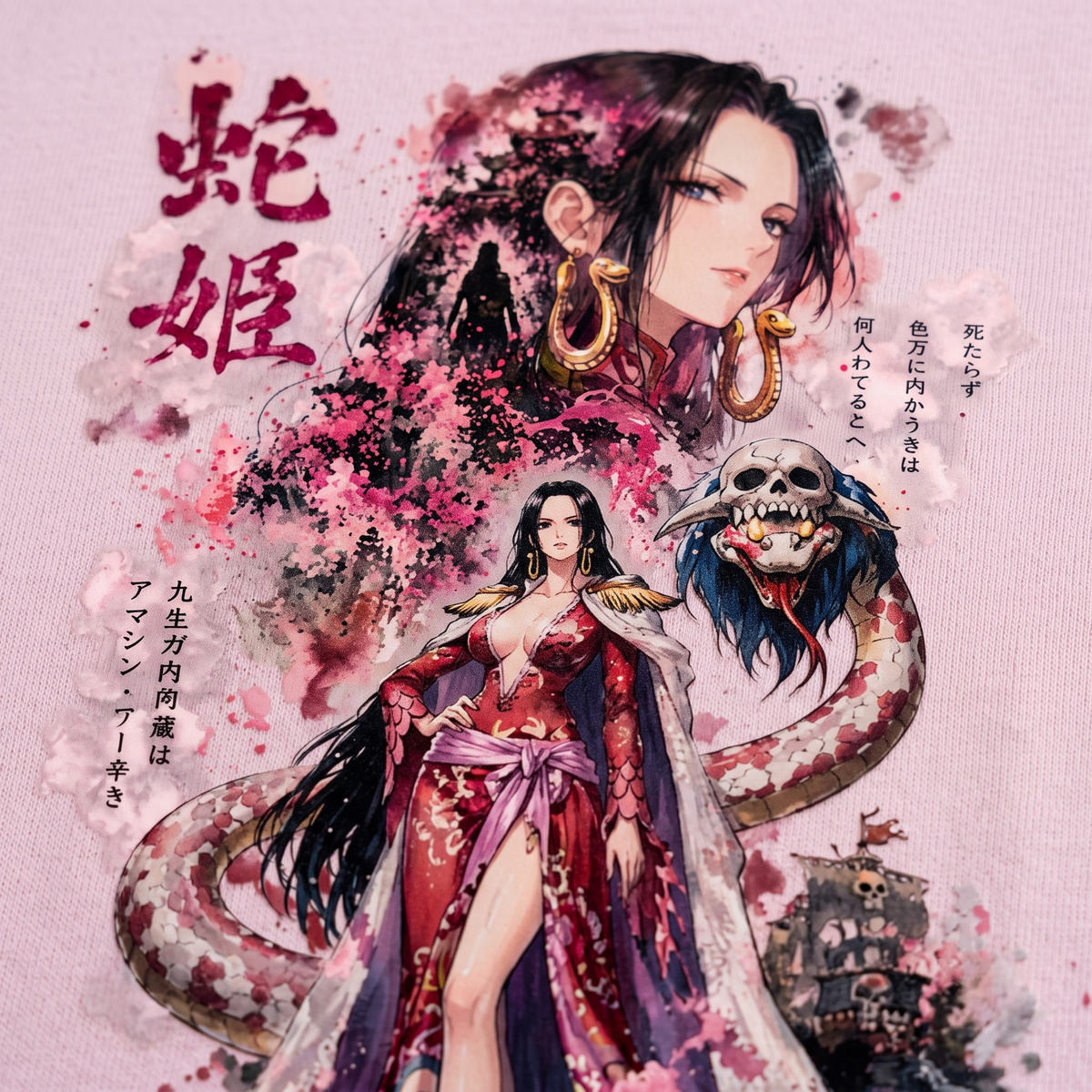 Boa Hancock – Empress of the Seas Oversized Anime T-Shirt
