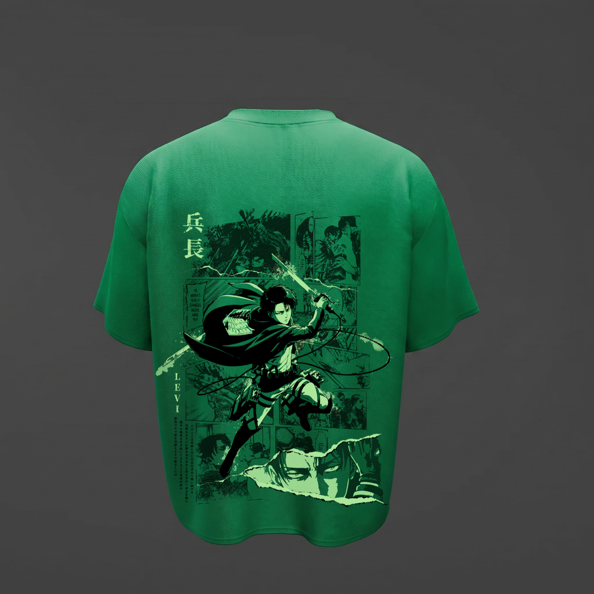 Levi Ackerman — Wings of Freedom Oversized T-Shirt