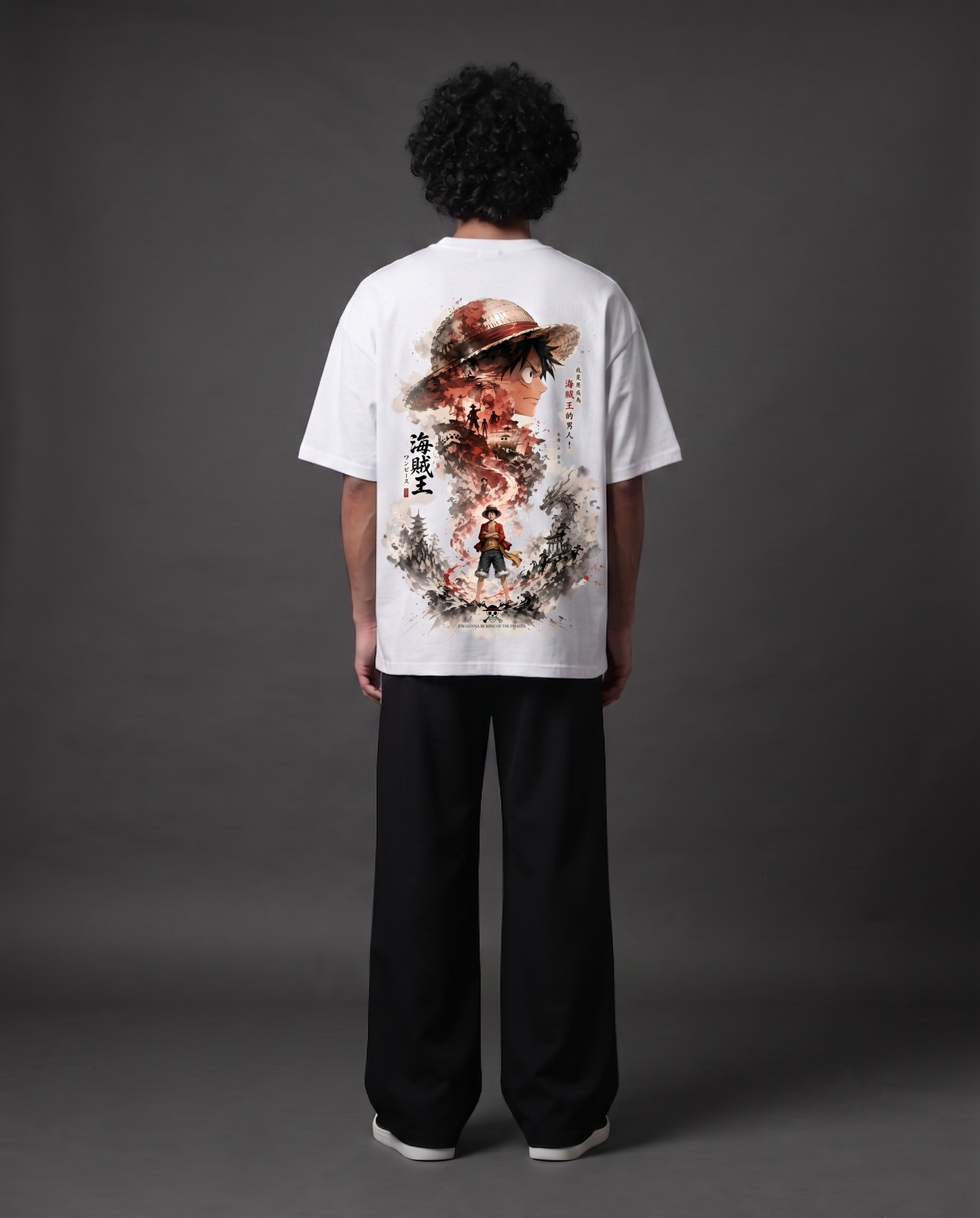 Monkey D. Luffy – Future Pirate King Oversized Anime T-Shirt