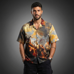 IMPERIUM - Baroque Art Cuban Collar Shirt