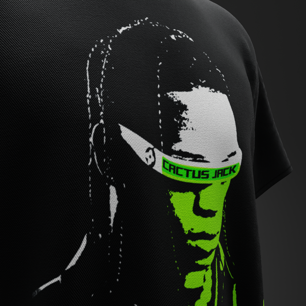 Cactus Heat – Neon Oversized Graphic Tee