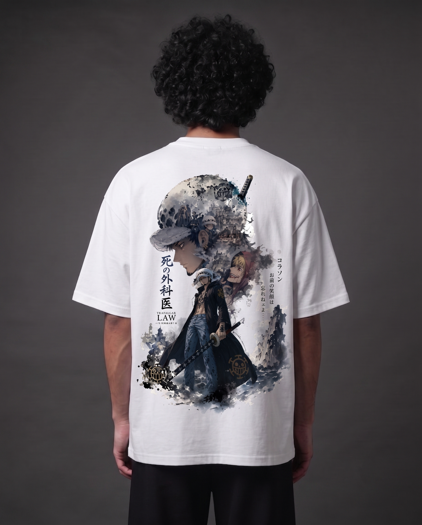 Trafalgar Law – Surgeon of Death Oversized Anime T-Shirt
