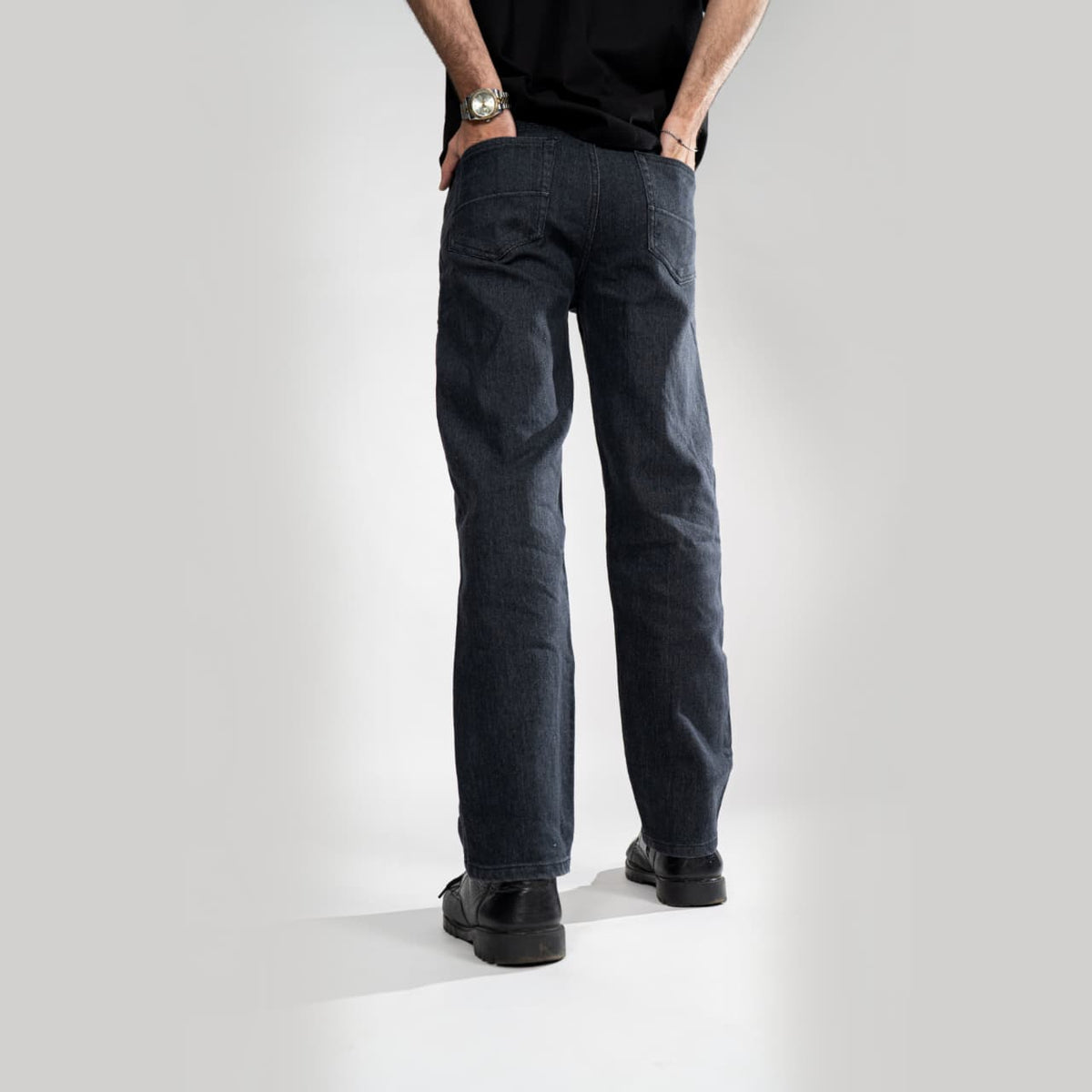 Ash Grey – Straight Fit Denim