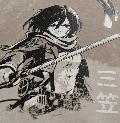 SILENT BLADE : ATTACK ON TITANS - Ombre Wash Anime T-Shirt