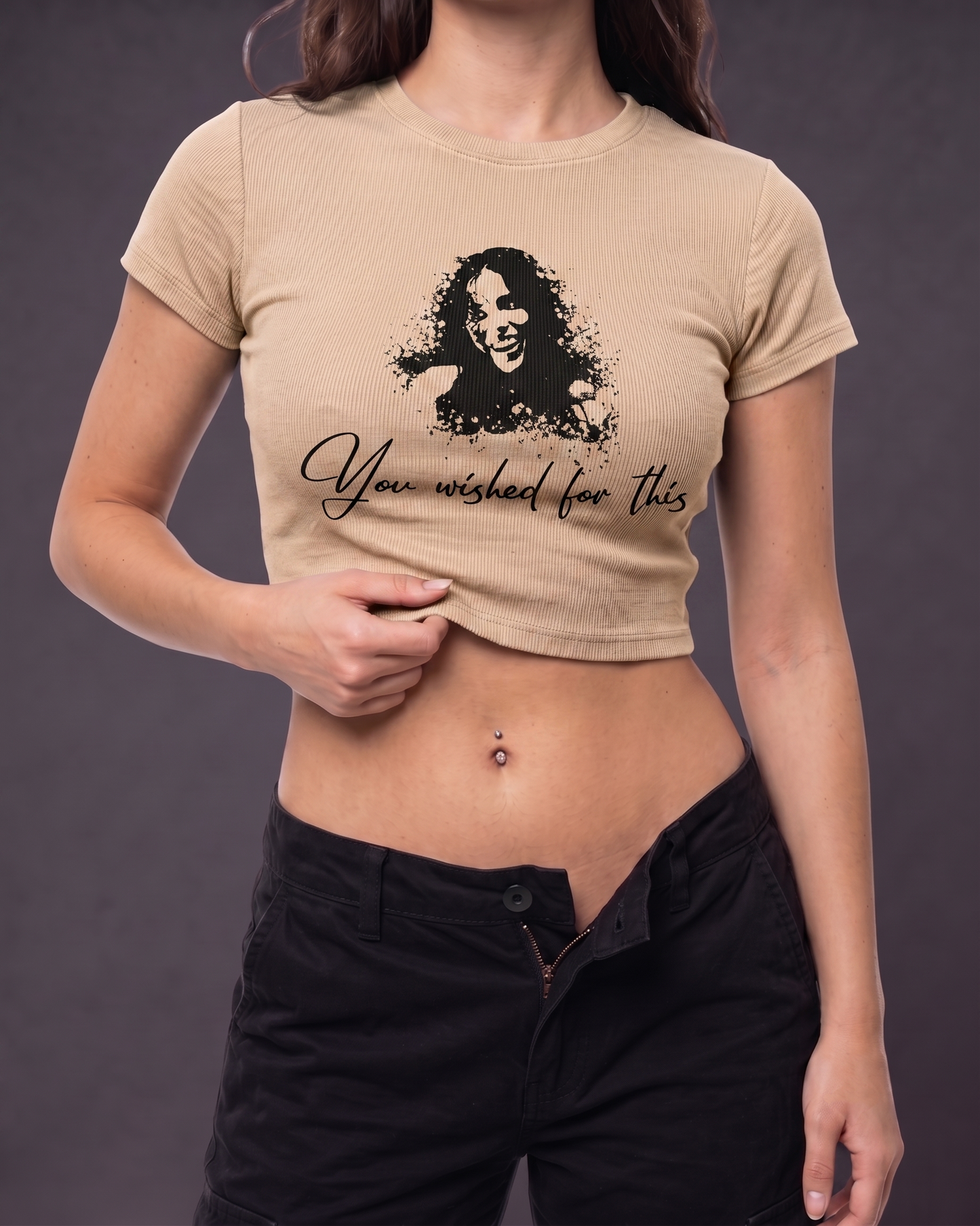 You Wished For This – Women's Graphic Crop Top