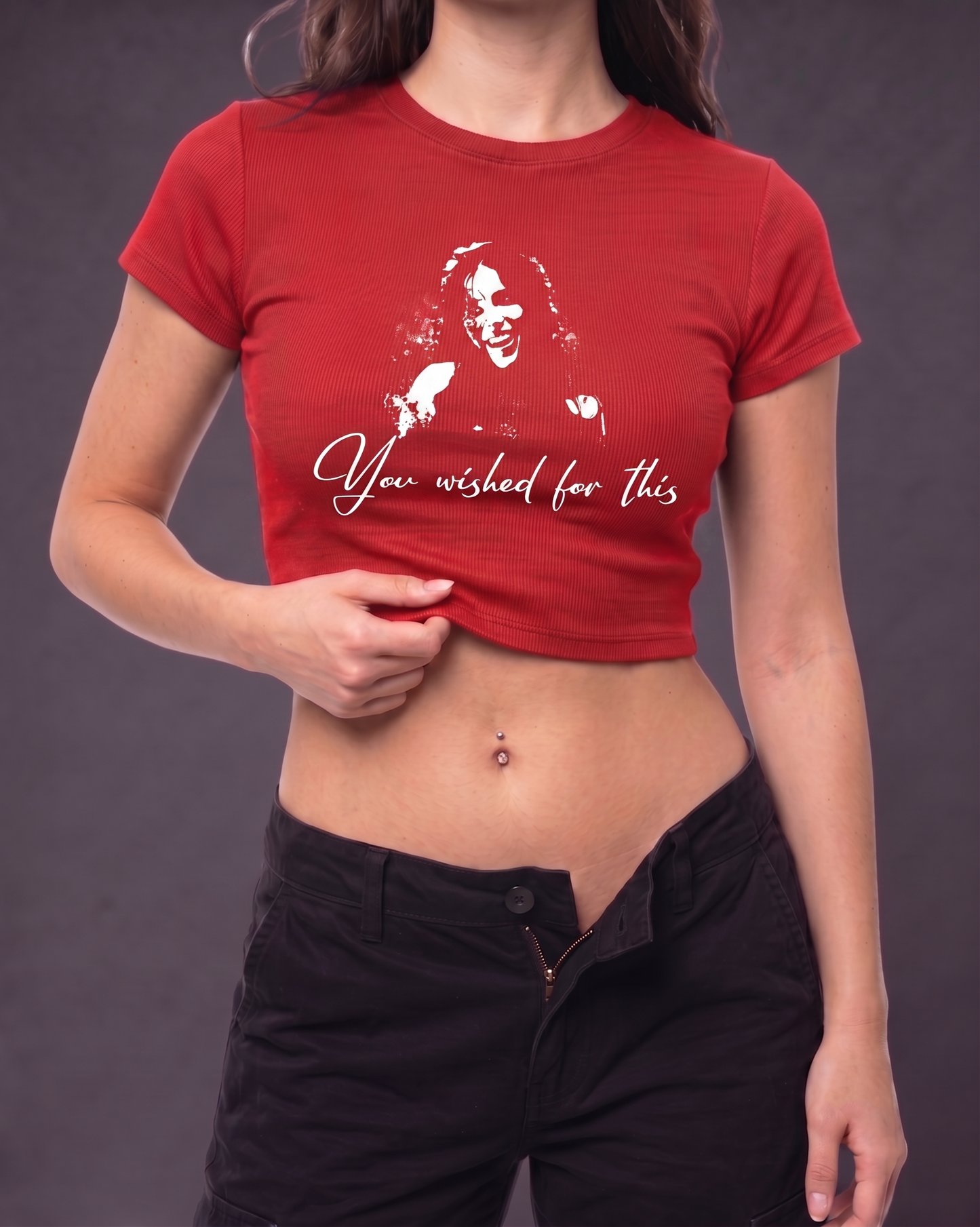 You Wished For This – Women's Graphic Crop Top