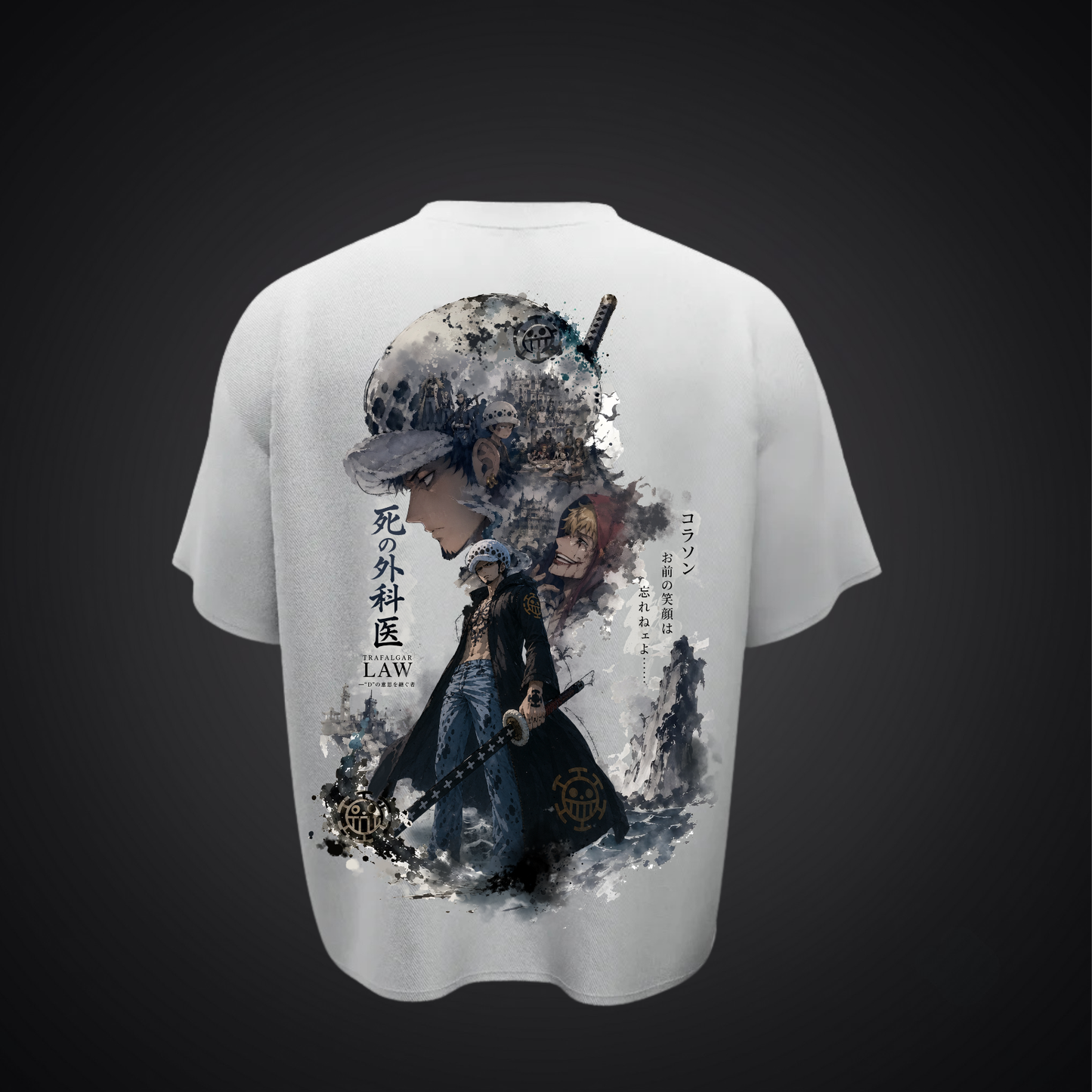 Trafalgar Law – Surgeon of Death Oversized Anime T-Shirt