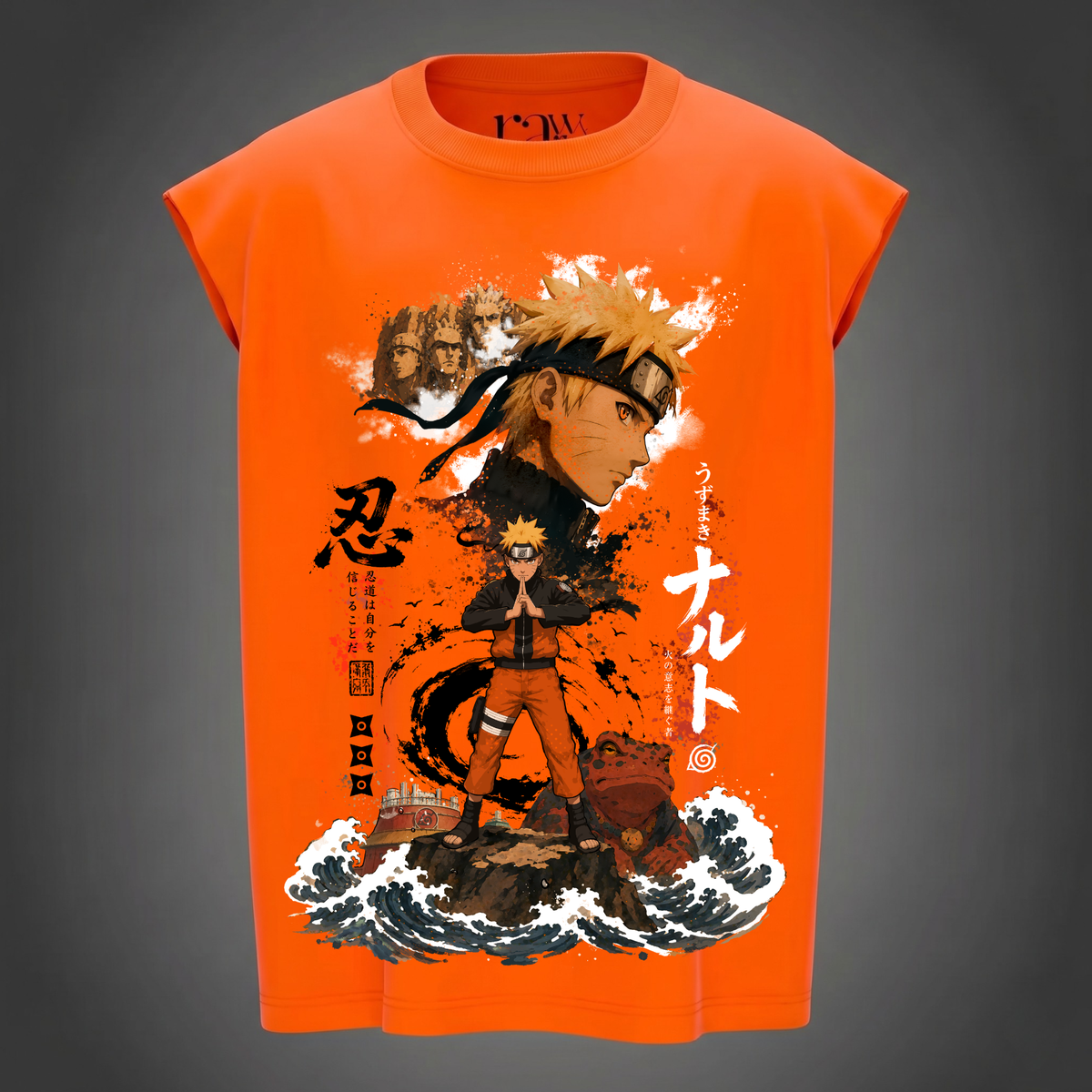 NINE TAILS LEGACY - Naruto Oversized Sleeveless Tee